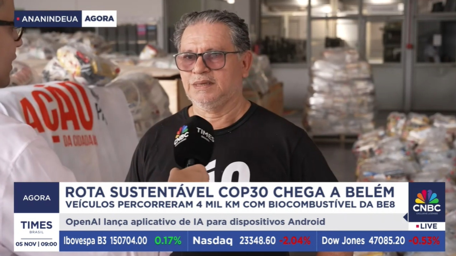 Rota: cestas básicas vão para Ação da Cidadania